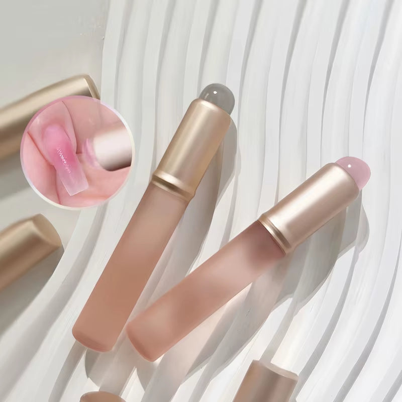 1/2Pcs Silicone Lip Brush round Head Smudge Brushes Dust-Proof Covered Lip Brush Multifunctional Cosmetics Lipstick Makeup Tools