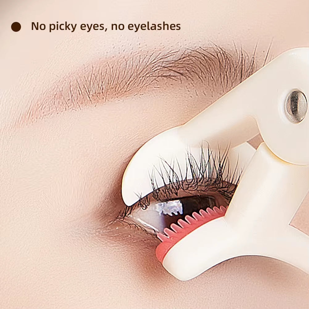 Fine Comb Tooth Wide-Angle Eyelash Curler Local Eyelash Curler Natural Curling Long-Lasting Shaping Eyelash Tools