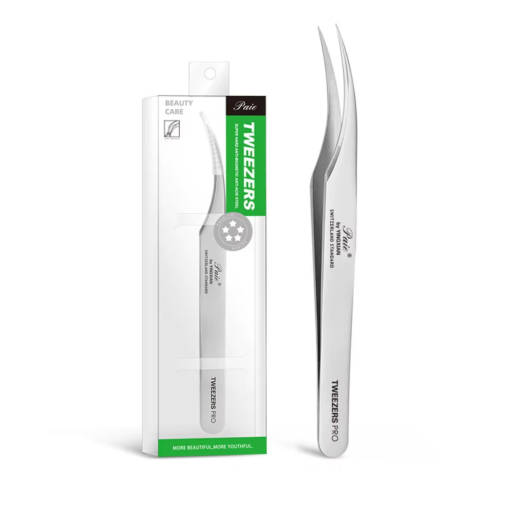 Eyelash Extension Tweezers Pliers Professional Tweezers Stainless Steel High Precision Eyelash Tweezers Scissors Makeup Tool