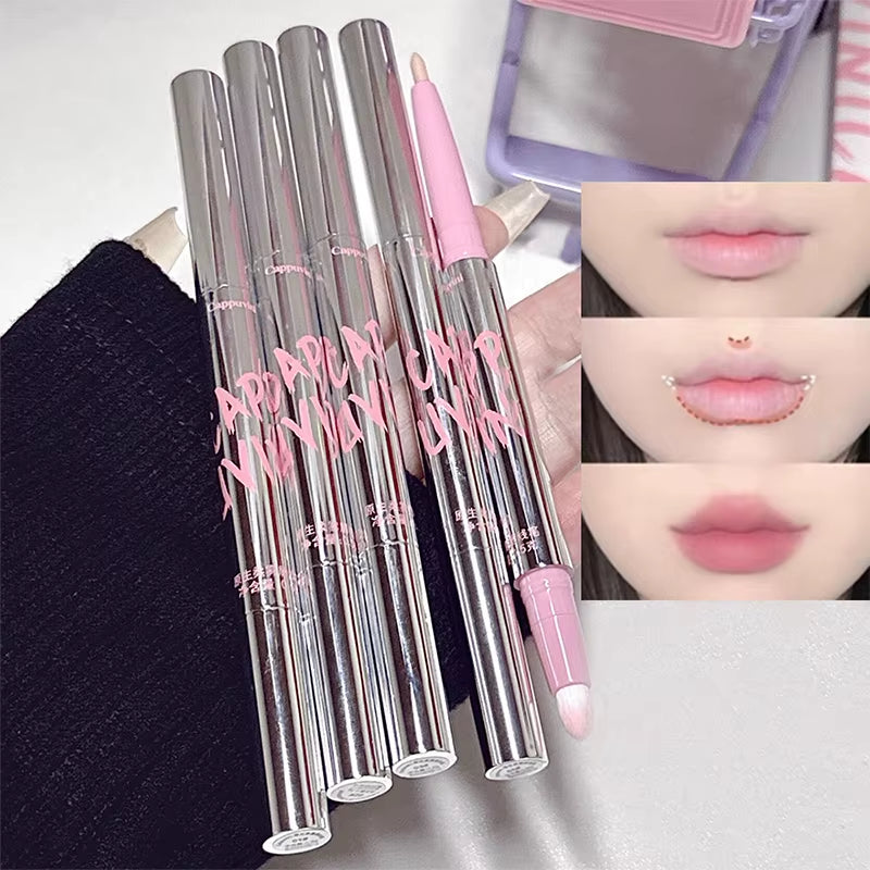 Original Soft Mist Lip Liner Mist Face Matte Outline Lip Shape Beep Lip Hold Makeup Low Saturation Lipstick