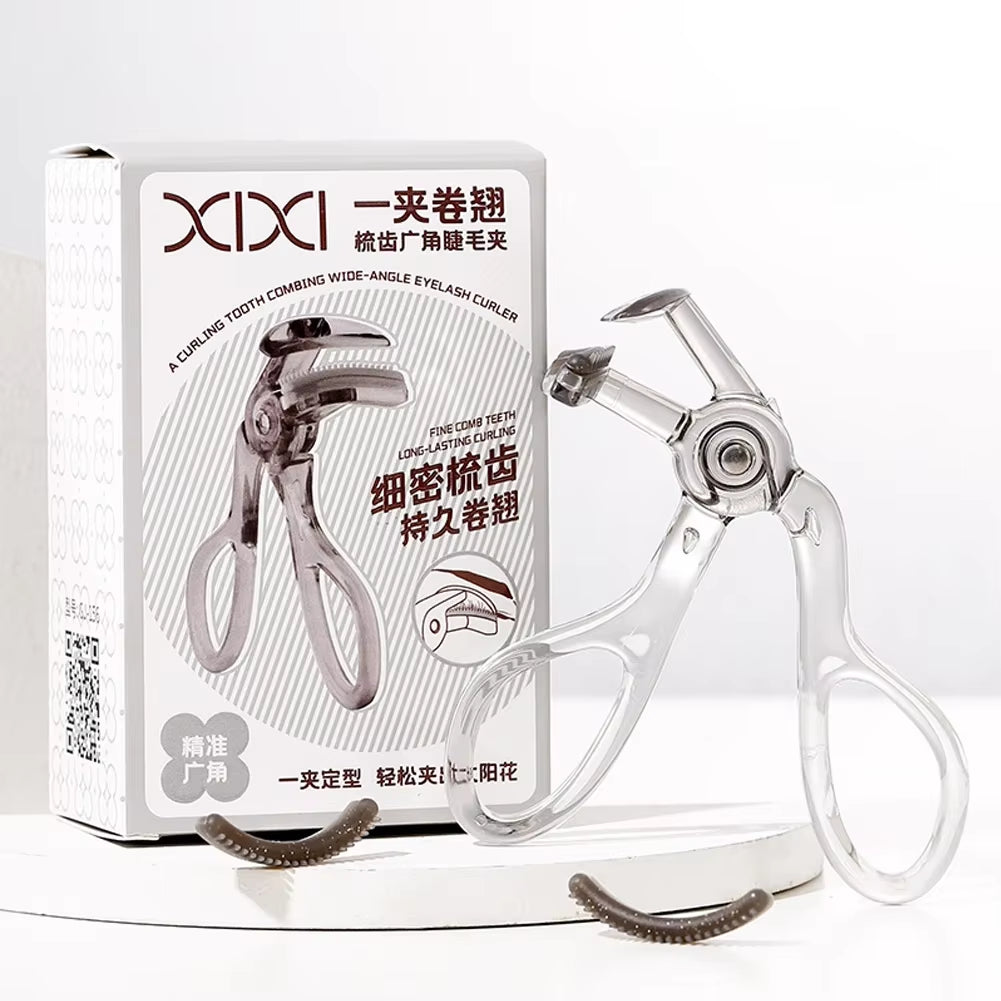 Fine Comb Tooth Wide-Angle Eyelash Curler Local Eyelash Curler Natural Curling Long-Lasting Shaping Eyelash Tools