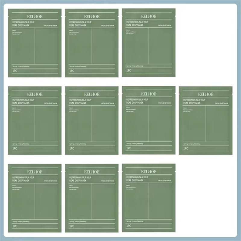 Seaweed Deep Repair Mask Restore Facial Skin Elasticity Hydration Plump Moisturizing Face Care Beauty Products Korean Cosmetics