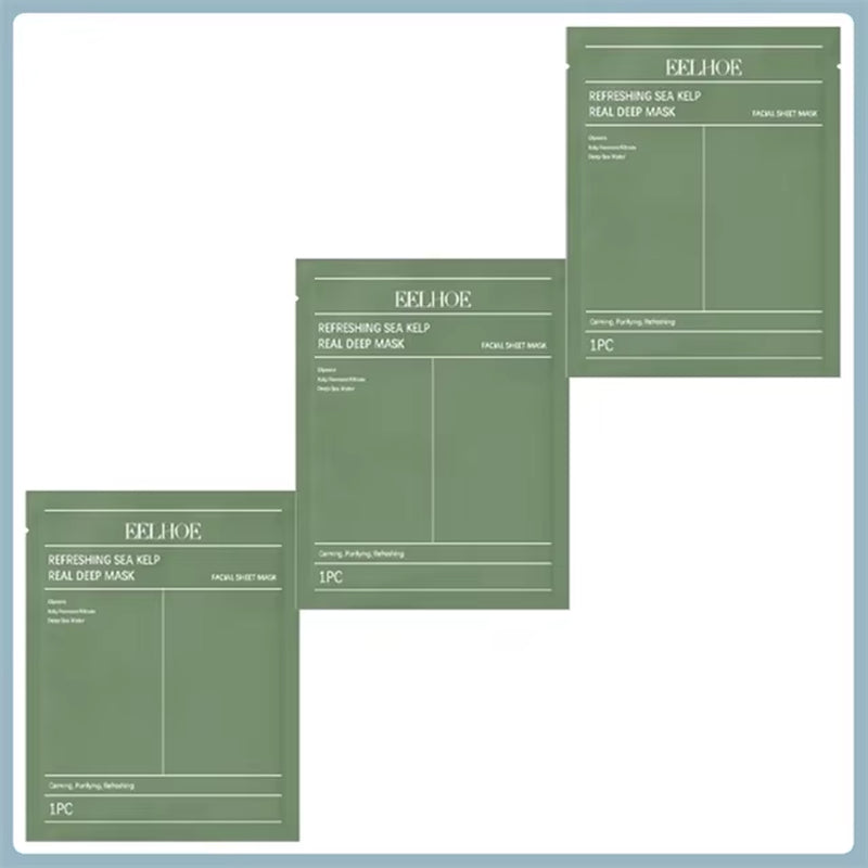 Seaweed Deep Repair Mask Restore Facial Skin Elasticity Hydration Plump Moisturizing Face Care Beauty Products Korean Cosmetics