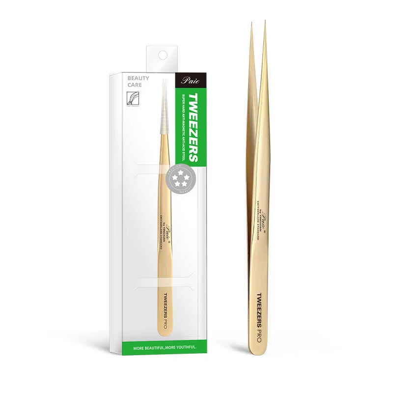 Eyelash Extension Tweezers Pliers Professional Tweezers Stainless Steel High Precision Eyelash Tweezers Scissors Makeup Tool