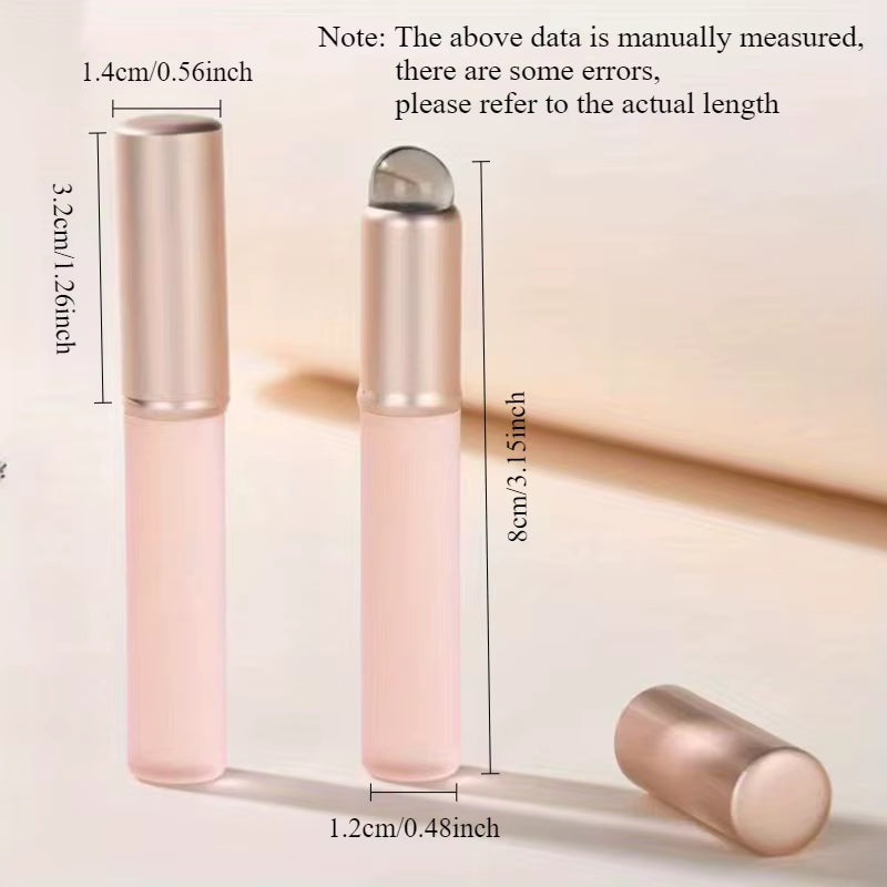 1/2Pcs Silicone Lip Brush round Head Smudge Brushes Dust-Proof Covered Lip Brush Multifunctional Cosmetics Lipstick Makeup Tools