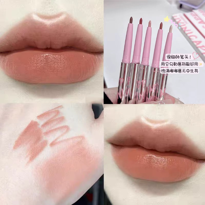 Original Soft Mist Lip Liner Mist Face Matte Outline Lip Shape Beep Lip Hold Makeup Low Saturation Lipstick