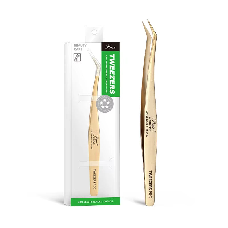 Eyelash Extension Tweezers Pliers Professional Tweezers Stainless Steel High Precision Eyelash Tweezers Scissors Makeup Tool