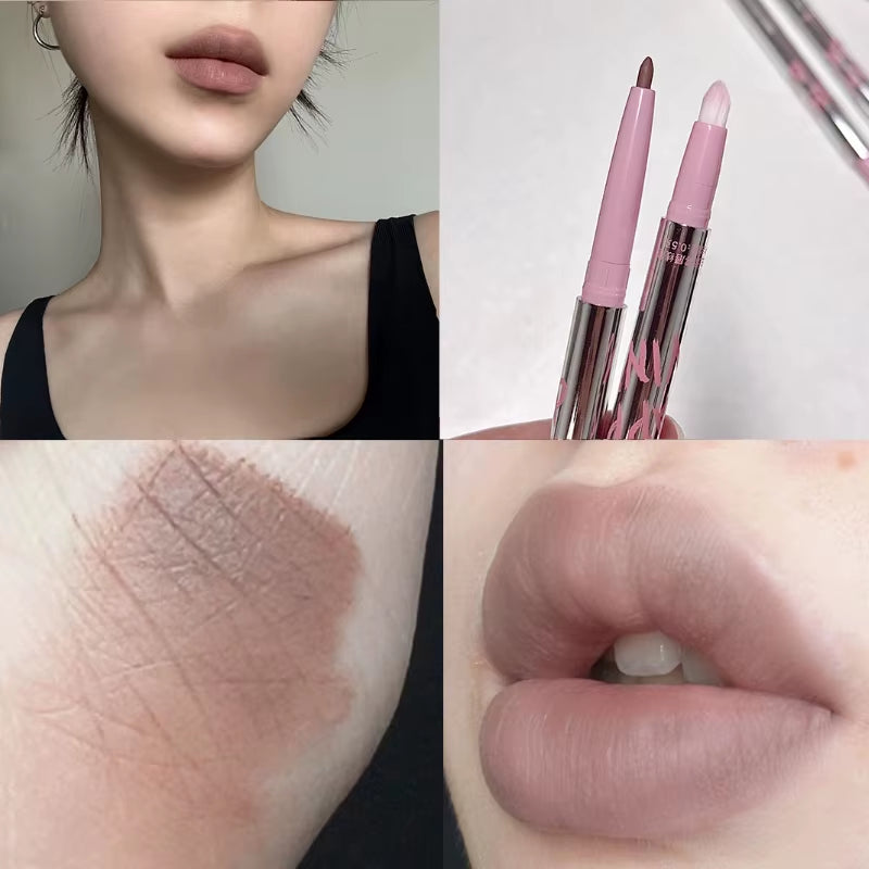 Original Soft Mist Lip Liner Mist Face Matte Outline Lip Shape Beep Lip Hold Makeup Low Saturation Lipstick