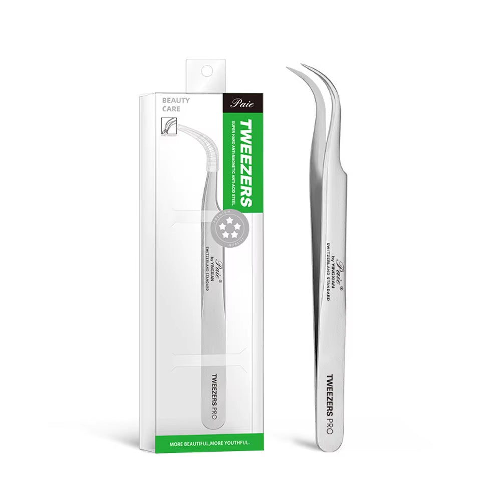 Eyelash Extension Tweezers Pliers Professional Tweezers Stainless Steel High Precision Eyelash Tweezers Scissors Makeup Tool