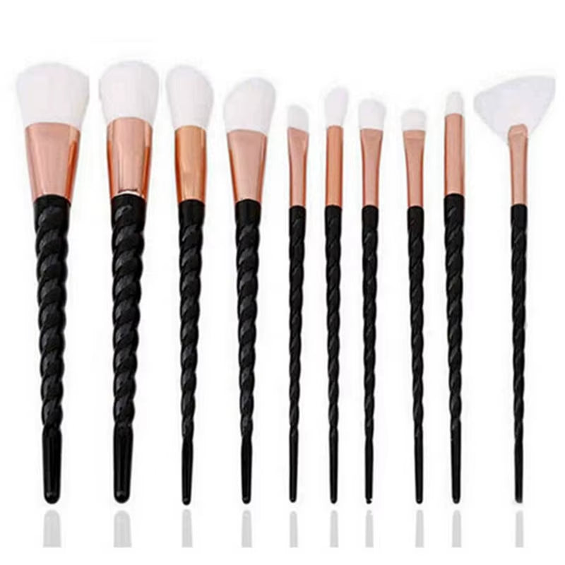 Unicorn Makeup Brushes Sets Maquiagem Foundation Powder Cosmetic Blush Eyeshadow Women Beauty Glitter Make up Brush Tools