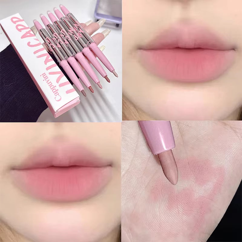 Original Soft Mist Lip Liner Mist Face Matte Outline Lip Shape Beep Lip Hold Makeup Low Saturation Lipstick
