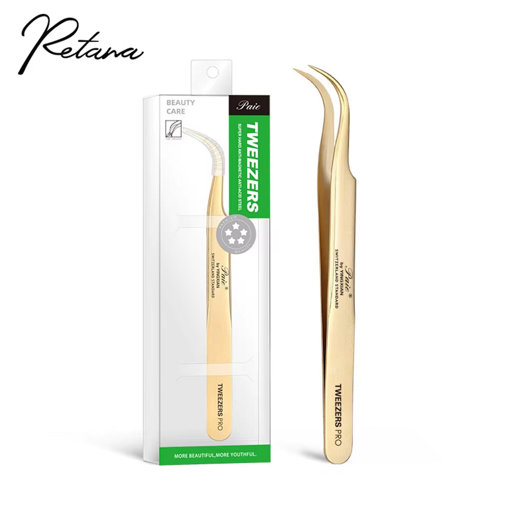 Eyelash Extension Tweezers Pliers Professional Tweezers Stainless Steel High Precision Eyelash Tweezers Scissors Makeup Tool
