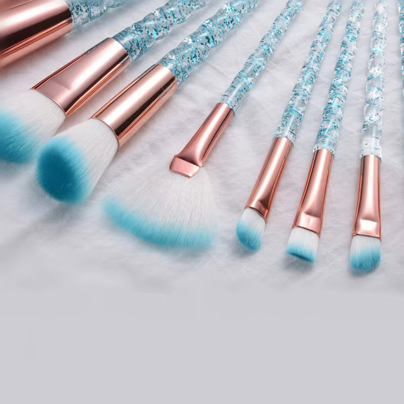 Unicorn Makeup Brushes Sets Maquiagem Foundation Powder Cosmetic Blush Eyeshadow Women Beauty Glitter Make up Brush Tools