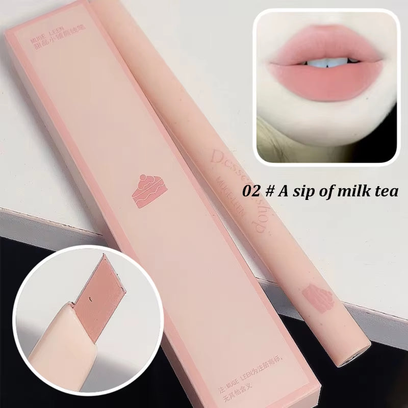 Dessert Lip Liner Automatic Rotating Waterproof Lasting No Color Outline Lip Lipstick Pen