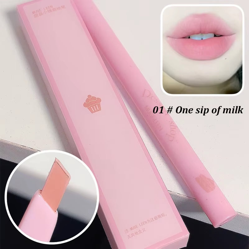 Dessert Lip Liner Automatic Rotating Waterproof Lasting No Color Outline Lip Lipstick Pen