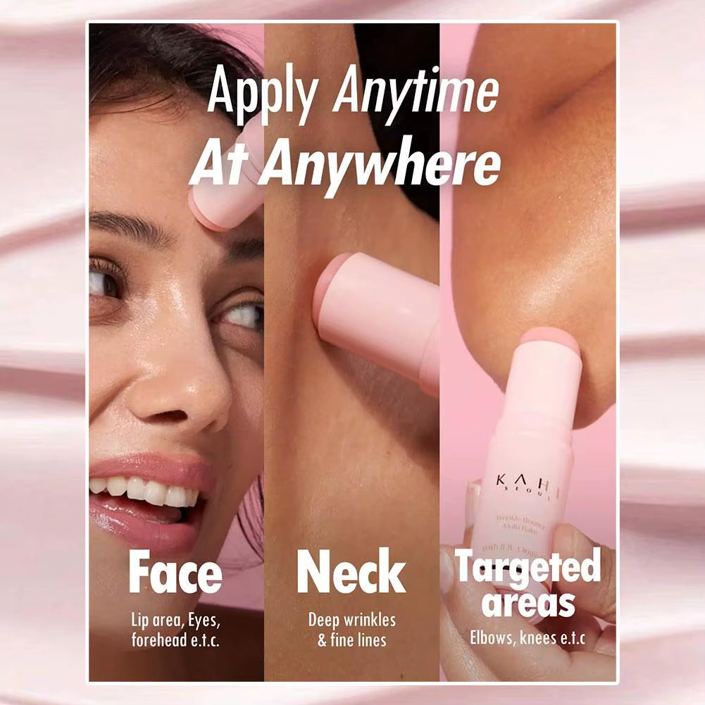 1/2Pcs Wrinkle Bounce Moisturizing Multi Balm for Face Daily Face Moisturizer Stick Multi Balm Hydrating Cream for Lip Eye Neck