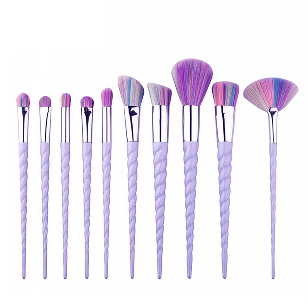 Unicorn Makeup Brushes Sets Maquiagem Foundation Powder Cosmetic Blush Eyeshadow Women Beauty Glitter Make up Brush Tools