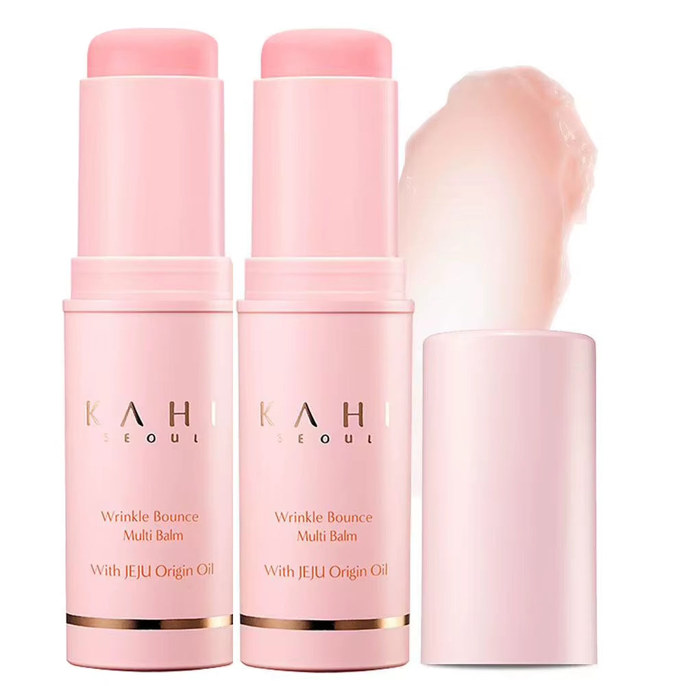 1/2Pcs Wrinkle Bounce Moisturizing Multi Balm for Face Daily Face Moisturizer Stick Multi Balm Hydrating Cream for Lip Eye Neck